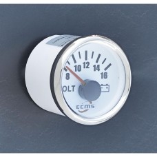 Вольтметр ECMS белый PMV2-WS-8-16 (800-00056)