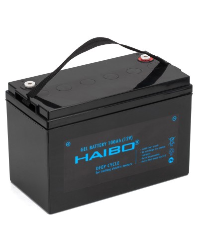 Гелевый аккумулятор Haibo 100Ah 12V 30,8кг (GE12V100Ah H)
