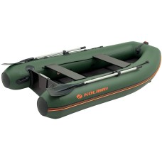 Надувная лодка Колибри КМ-280ДЛ (Kolibri KM-280DL) моторная килевая Air-Deck, зелёная