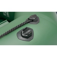 Надувная лодка Колибри КМ-280ДЛ (Kolibri KM-280DL) моторная килевая Air-Deck, зелёная