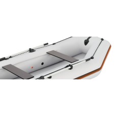 Надувная лодка Колибри КМ-330 (Kolibri KM-330) моторная Air-Deck, светло-серая
