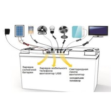 Аккумулятор гелевый Weekender с дисплеем 100Ah 12V+LVD (12V100AH DC-LVD)
