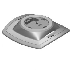 Усиленная монтажная ПВХ площадка FASTEN для установки замка Fs218 (Mp219)