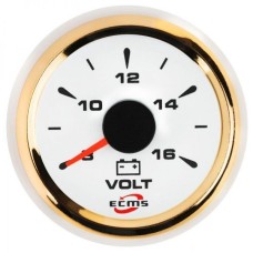 Вольтметр ECMS белый HMV2-WG-8-16 (802-00042)