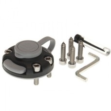 Замок универсальный FASTEN для установки аксессуаров, черно-серый (fs219)