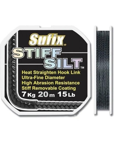 Шнур Sufix STIFF SILT 20 m 25 lb black color