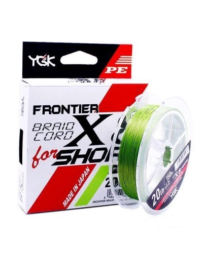 Шнур YGK Frontier Braid Cord X8 for Shore 150m#1.2 20lb / 9.07kg (FS0630492)