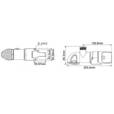Автоматическая помпа низкого профиля SeaFlo 800 (SFBP1-G800-14A)