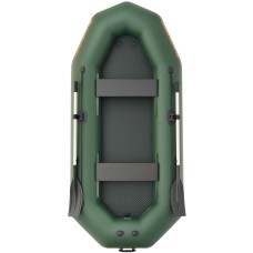 Надувная лодка Колибри К-290Т (Kolibri K-290T) гребная Air-Deck, зелёная