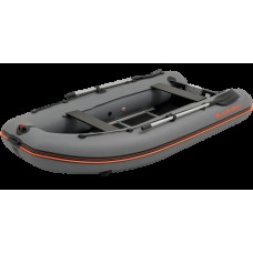 Надувная лодка Колибри КМ-360ДСЛ (Kolibri KM-360DSL) моторная килевая алюминиевый пайол, тёмно-серая
