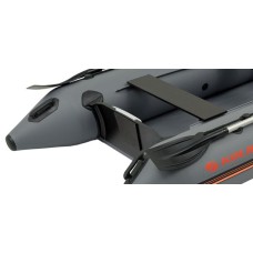 Надувная лодка Колибри КМ-280 (Kolibri KM-280) моторная без настила, тёмно-серая