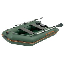 Надувная лодка Колибри КМ-245 (Kolibri KM-245) моторная без настила, зелёная
