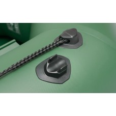 Надувная лодка Колибри КМ-260 (Kolibri KM-260) моторная без настила, зелёная