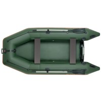 Надувная лодка Колибри КМ-330 (Kolibri KM-330) моторная без настила, зелёная