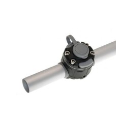 Замок и монтажная площадка FASTEN для установки на трубу 30, 32 мм, черно-серая (FMr132)