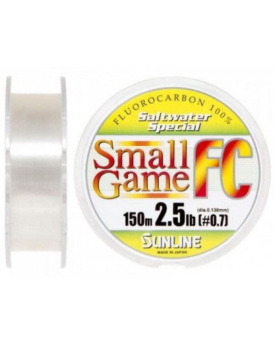 Флюорокарбон Sunline SWS Small Game FC 150 м 0.138 мм 2.5 Lb матч/тонущ.