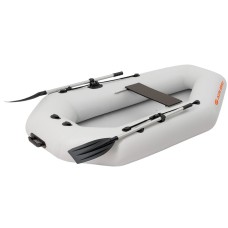 Надувная лодка Колибри К-220Т (Kolibri K-220T) гребная Air-Deck, светло-серая