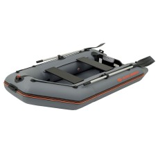 Надувная лодка Колибри КМ-260 (Kolibri KM-260) моторная Air-Deck, тёмно-серая