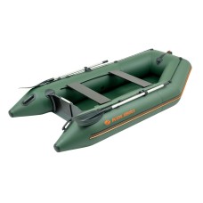 Надувная лодка Колибри КМ-280 (Kolibri KM-280) моторная Air-Deck, зелёная