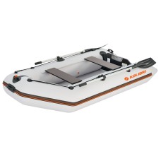 Надувная лодка Колибри КМ-280 (Kolibri KM-280) моторная слань-коврик, светло-серая