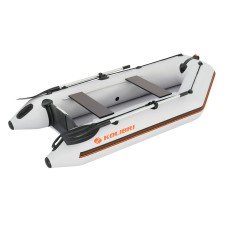 Надувная лодка Колибри КМ-280 (Kolibri KM-280) моторная слань-коврик, светло-серая