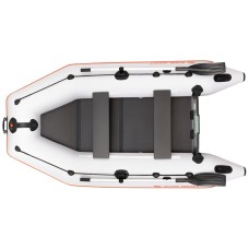 Надувная лодка Колибри КМ-300 (Kolibri KM-300) моторная слань-книжка, светло-серая