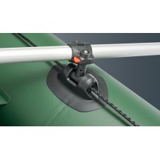 Надувная лодка Колибри КМ-330ДЛ (Kolibri KM-330DL) моторная килевая Air-Deck, зелёная