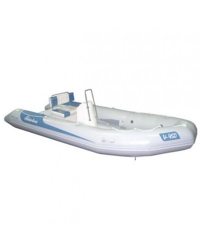 Надувная лодка Adventure Vesta V-450 ML (светло-серая)