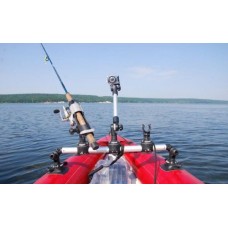 Тарга FASTEN 610 мм с тремя замками c черной трубой (Gr610-3)