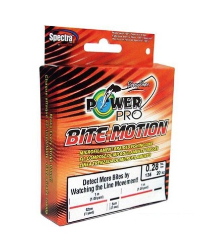 Шнур Power Pro Bite Motion 0.19 mm 13 kg 150 m оранжево-черный (211-0015-0150-BM)