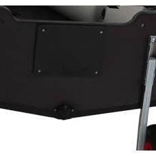 Транцевая накладка внешняя пластиковая Kolibri черная (11.038.62)