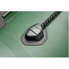 Лееродержатель концевой Kolibri для надувных лодок, 2 отверстия, черный (11.116.62)