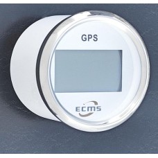 GPS спидометр с компасом ECMS белый PLG2-WS-GPS (800-00171)
