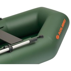 Надувная лодка Колибри К-260Т (Kolibri K-260T) гребная слань-книжка, зелёная