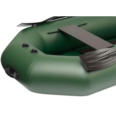 Надувная лодка Колибри К-280Т (Kolibri K-280T) гребная слань-книжка, зелёная