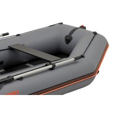 Надувная лодка Колибри КМ-330Д Профи (Kolibri KM-330D) моторная килевая алюминиевый пайол, тёмно-серая