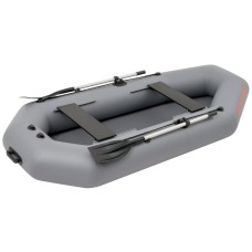 Надувная лодка Колибри К-280Т (Kolibri K-280T) гребная без настила, тёмно-серая