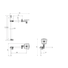 Площадка FASTEN для эхолота 100*100 мм с креплением датчика ( трансдьюсера ) (Ft601)