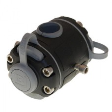 Замки и монтажная площадка FASTEN для установки на трубу 22, 25 мм, черно-серая (FMr225)