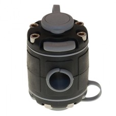 Замки и монтажная площадка FASTEN для установки на трубу 22, 25 мм, черно-серая (FMr225)