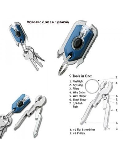 Мультитул Swiss+Tech Micro-Pro XL900 9-in-1 ST60508ES