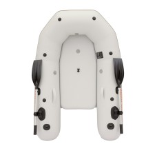 Надувная лодка Колибри К-180Ф (Kolibri K-180F) гребная Air-Deck, светло-серая