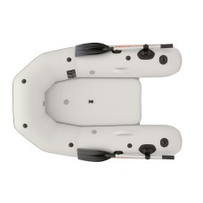 Надувная лодка Колибри К-180Ф (Kolibri K-180F) гребная Air-Deck, светло-серая