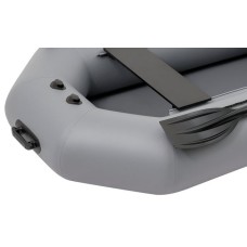 Надувная лодка Колибри К-280Т (Kolibri K-280T) гребная Air-Deck, тёмно-серая