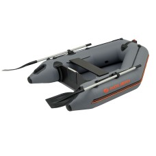 Надувная лодка Колибри КМ-200 (Kolibri KM-200) моторная слань-книжка, тёмно-серая