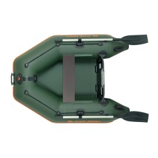 Надувная лодка Колибри КМ-200 (Kolibri KM-200) моторная слань-книжка, зелёная