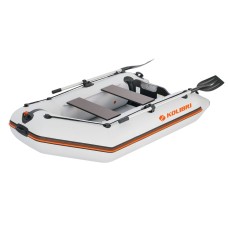 Надувная лодка Колибри КМ-245 (Kolibri KM-245) моторная слань-коврик, светло-серая