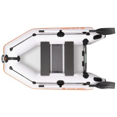 Надувная лодка Колибри КМ-245 (Kolibri KM-245) моторная слань-коврик, светло-серая