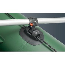 Надувная лодка Колибри КМ-245 (Kolibri KM-245) моторная слань-коврик, зелёная