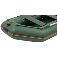 Надувная лодка Колибри КМ-245 (Kolibri KM-245) моторная слань-коврик, зелёная